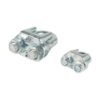 Ốc siết cáp mạ kẽm phi 15