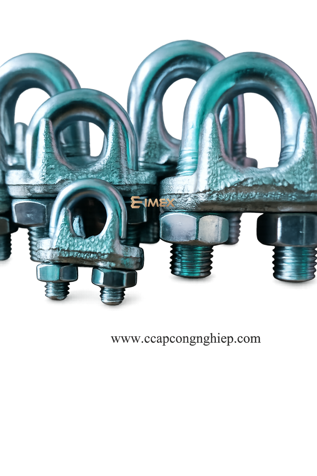 Ốc siết cáp mạ kẽm phi 12 - Hình ảnh 3